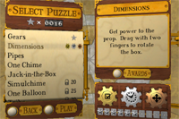 Level select screen